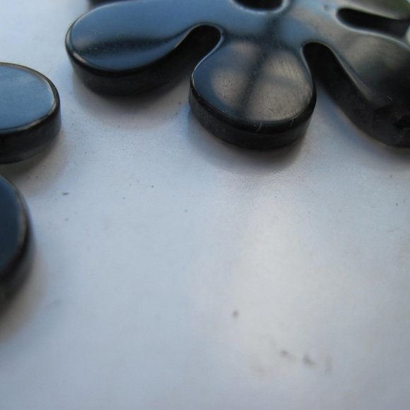 2 Goody 2002 Plastic Hippie Flower Hair Barrettes - Picture 7 of 11